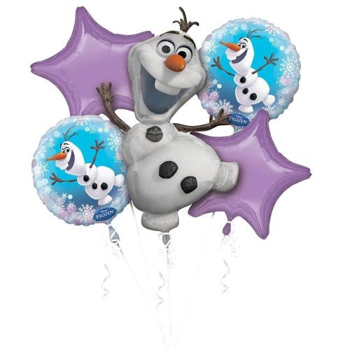 BALLOON FROZEN OLAF BOUQUET 5PCS BALLOON FROZEN OLAF BOUQUET 5PCS
